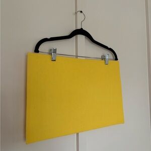 Vintage 100% Cotton Sunshine Yellow Placemats - 18x12 - Set of 11